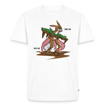 Funny programming computer science software - Men's Premium Organic T-Shirt - white - Front - Nico (187cm)