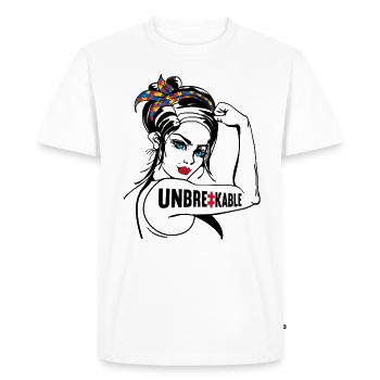 Autisme Conscience - T-shirt Premium bio Homme - blanc - Devant - Nico (187cm)