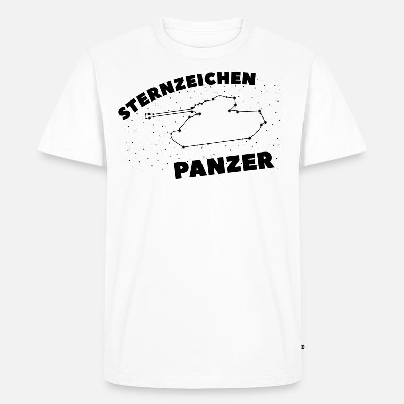 Militär Panzerfahrer Panzer Kampfpanzer Geschenk - Männer Premium Bio T-Shirt - Weiß