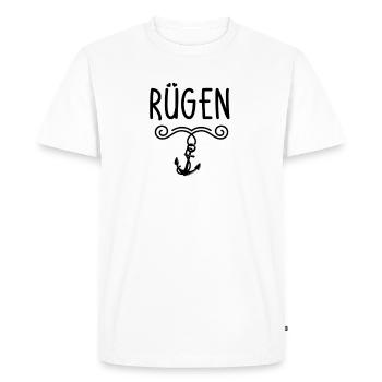 Rügen - T-shirt Premium bio Homme - blanc - Devant - Nico (187cm)