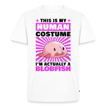 This is my blobfish costume ugly fish - Men's Premium Organic T-Shirt - white - Front - Nico (187cm)
