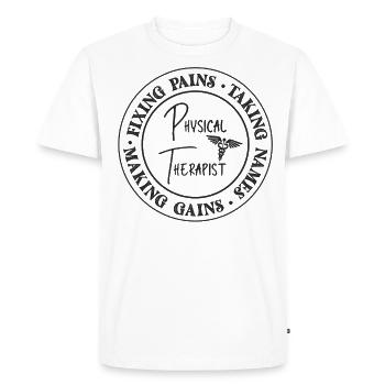 Physical Therapist Therapy - Men's Premium Organic T-Shirt - white - Front - Nico (187cm)