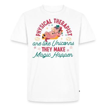 Physical Therapist Therapy - Men's Premium Organic T-Shirt - white - Front - Nico (187cm)