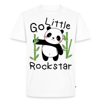 Go Little Sweet Panda Kids École de design - T-shirt Premium bio Homme - blanc - Devant - Nico (187cm)