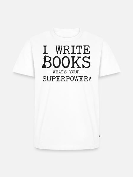 Writing Novel Writer & Published - Men's Premium Organic T-Shirt - white