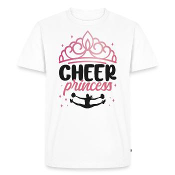 Cheer Cheerleading Cheer Princesse - T-shirt Premium bio Homme - blanc - Devant - Nico (187cm)