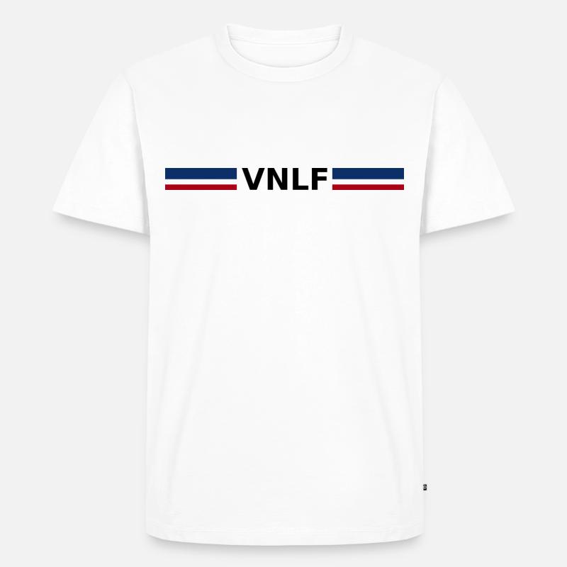VNLF Van Leben - Männer Premium Bio T-Shirt - Weiß