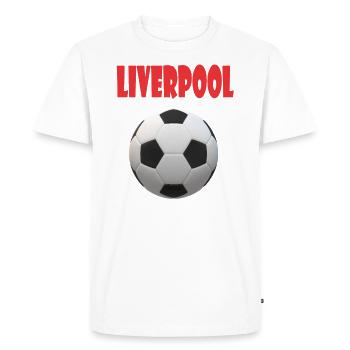 Liverpool Design - T-shirt Premium bio Homme - blanc - Devant - Nico (187cm)