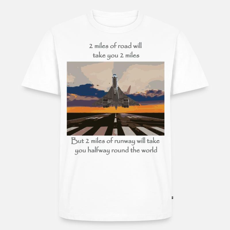 2 Miles - Männer Premium Bio T-Shirt - Weiß