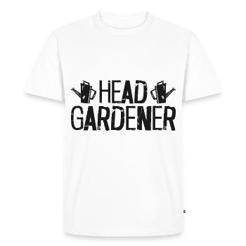 Plant Gardeners Gardening Nursery Allotment Garden - Men's Premium Organic T-Shirt - white - Front - Nico (187cm)