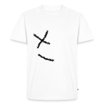 Guimauve de Noël - T-shirt Premium bio Homme - blanc - Devant - Nico (187cm)