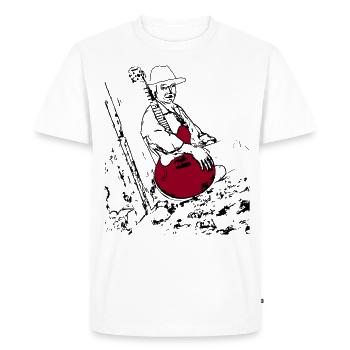 Blues - T-shirt Premium bio Homme - blanc - Devant - Nico (187cm)
