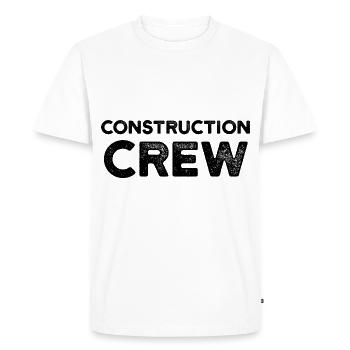 Construction worker team construction construction site construction manager - Men's Premium Organic T-Shirt - white - Front - Nico (187cm)