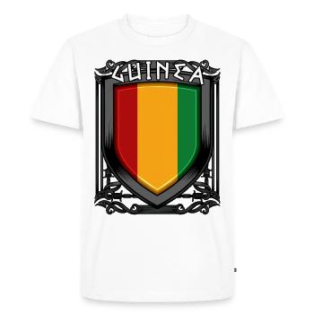 Guinean Coat of Arms Cool Guinea Conakry Gift Idea - Men's Premium Organic T-Shirt - white - Front - Nico (187cm)