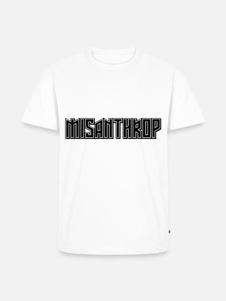 misanthrope - Men's Premium Organic T-Shirt - white