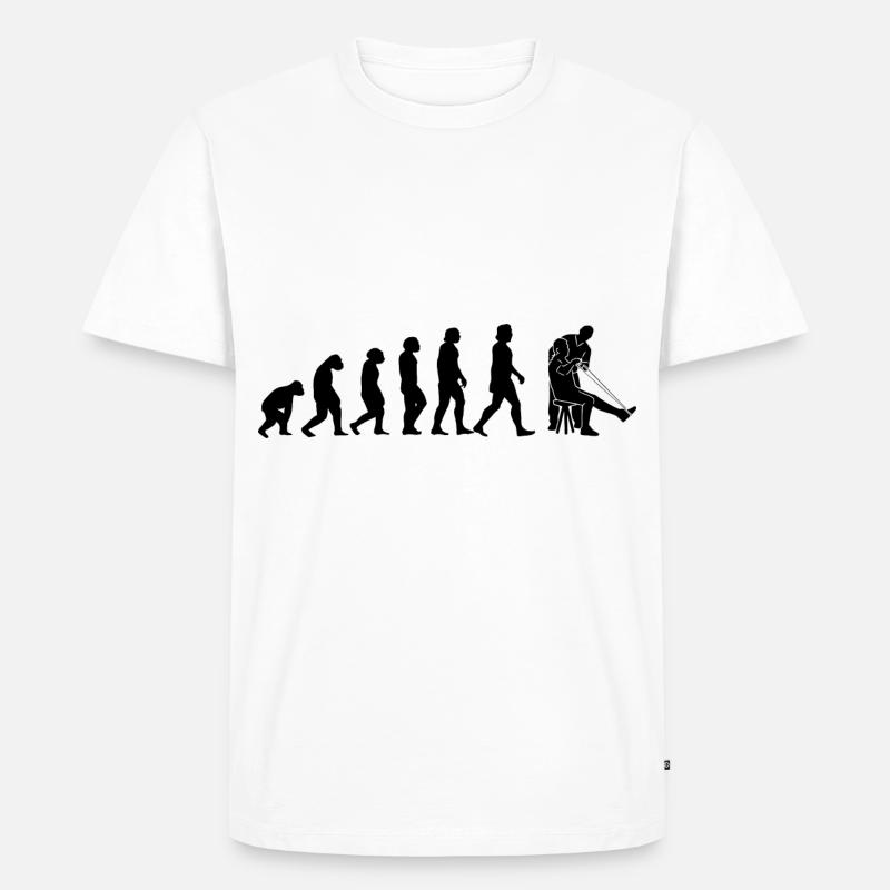Fysioterapi Fysioterapi - Herre Premium økologisk T-shirt - hvid