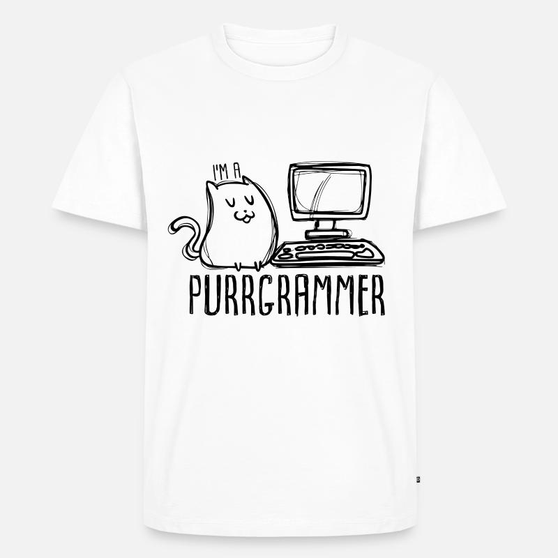 Programmierer - Männer Premium Bio T-Shirt - Weiß