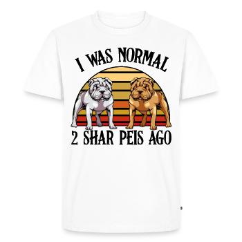 Shar Pei - Men's Premium Organic T-Shirt - white - Front - Nico (187cm)