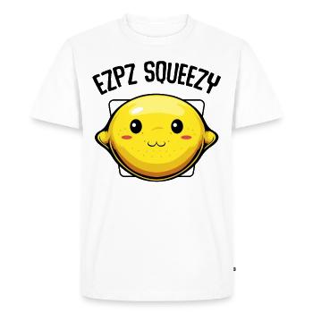 Fruit de citron - T-shirt Premium bio Homme - blanc - Devant - Nico (187cm)