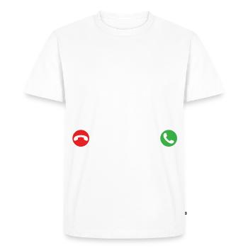 Cricketer CricketEr Cricket Match Cadeau - T-shirt Premium bio Homme - blanc - Devant - Nico (187cm)
