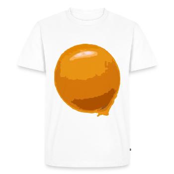 Miroir costume d’Halloween Carnaval Jaune jaune - T-shirt Premium bio Homme - blanc - Devant - Nico (187cm)