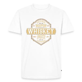 Original whiskey - T-shirt Premium bio Homme - blanc - Devant - Nico (187cm)