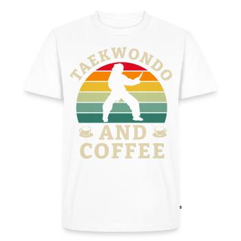 Taekwondo Taekwondoin Tae kwon do Martial Arts - Men's Premium Organic T-Shirt - white - Front - Nico (187cm)
