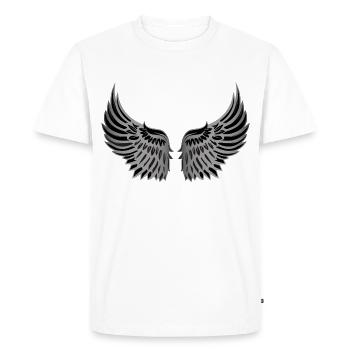 Wing Wing Wings - Men's Premium Organic T-Shirt - white - Front - Nico (187cm)