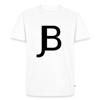 JB - T-shirt Premium bio Homme - blanc - Devant - Nico (187cm)