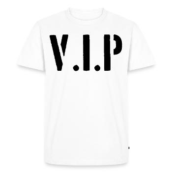VIP - T-shirt Premium bio Homme - blanc - Devant - Nico (187cm)