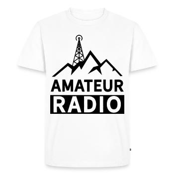 Amateur radio amateur radio - Men's Premium Organic T-Shirt - white - Front - Nico (187cm)