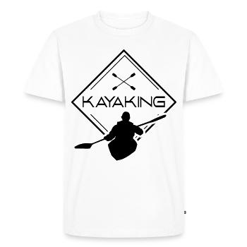 Kayaking Kayaker Kayaker Kayaker - Men's Premium Organic T-Shirt - white - Front - Nico (187cm)