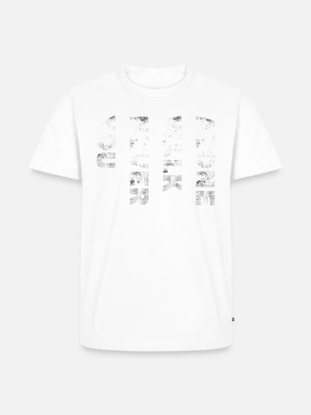 You never walk alone - Men's Premium Organic T-Shirt - white