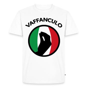 Italie - T-shirt Premium bio Homme - blanc - Devant - Nico (187cm)