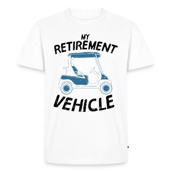 golf - Men's Premium Organic T-Shirt - white - Front - Nico (187cm)