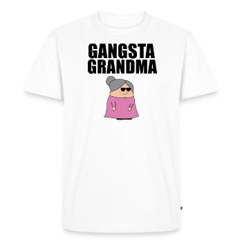Le plus cool des cadeaux de grand-mère et de grand-mère - T-shirt Premium bio Homme - blanc - Devant - Nico (187cm)