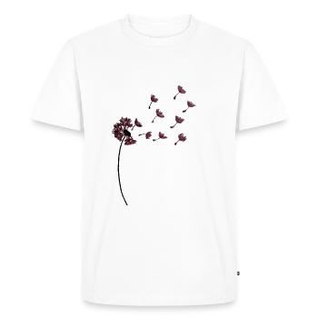 Pusteblume Graphiques - T-shirt Premium bio Homme - blanc - Devant - Nico (187cm)