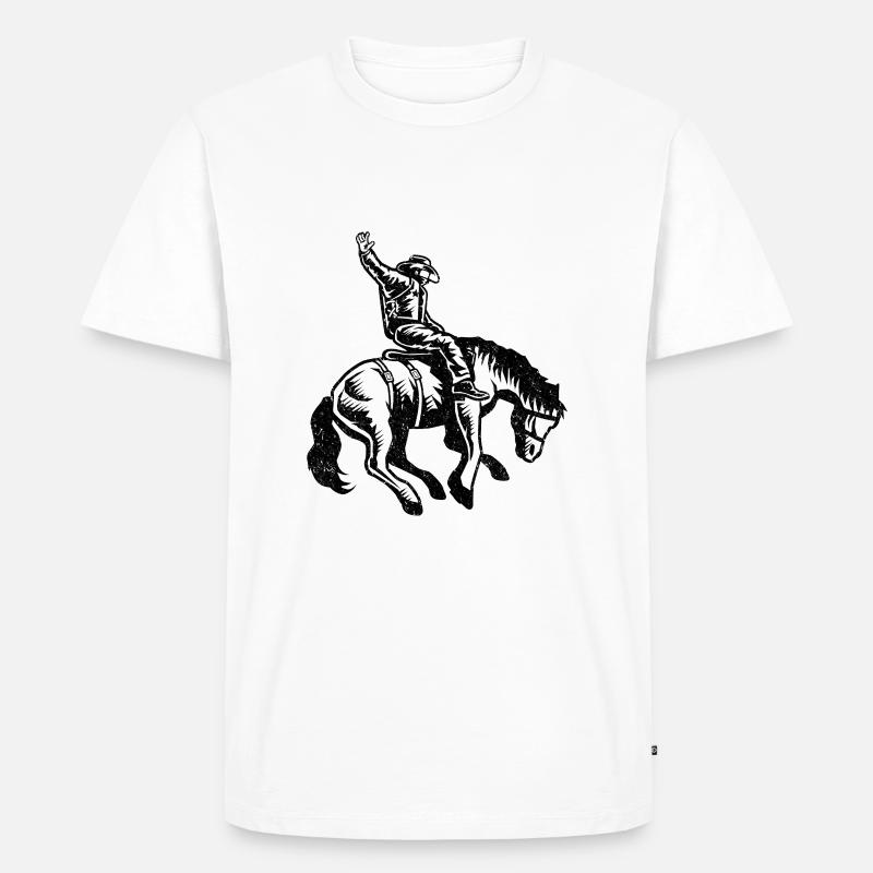 Lets Ride Western hell - Männer Premium Bio T-Shirt - undefined
