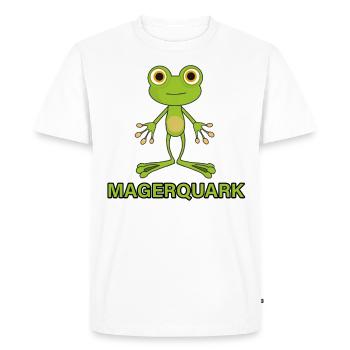 Frog Word Game Joke Lean Quark Funny Gift - Men's Premium Organic T-Shirt - white - Front - Nico (187cm)