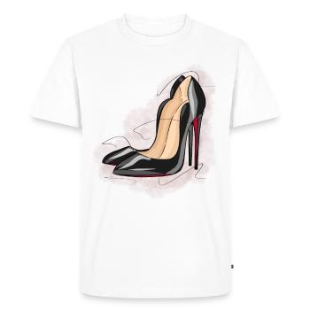 Sexy high heels - Men's Premium Organic T-Shirt - white - Front - Nico (187cm)