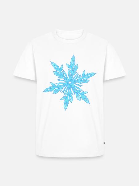Ice crystal - Men's Premium Organic T-Shirt - white