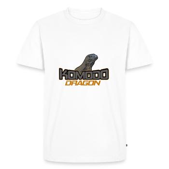 Komodo Monitor Dragon - Men's Premium Organic T-Shirt - white - Front - Nico (187cm)
