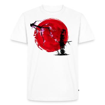Samurai warrior - Men's Premium Organic T-Shirt - white - Front - Nico (187cm)