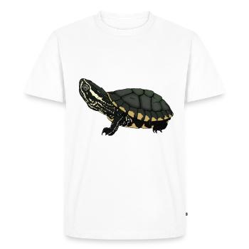 Idée cadeau bébé tortues pour tortues - T-shirt Premium bio Homme - blanc - Devant - Nico (187cm)