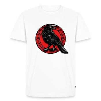 VIKINGS - Men's Premium Organic T-Shirt - white - Front - Nico (187cm)