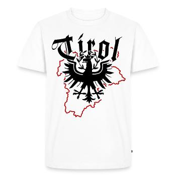 Tirol Gift Patriot Austria Vacances de vacances - T-shirt Premium bio Homme - blanc - Devant - Nico (187cm)