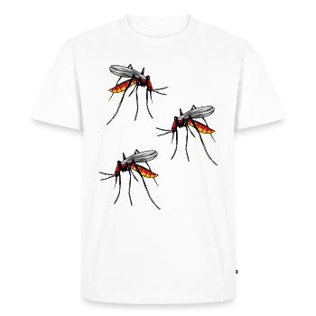 insectes moustiques insectes moustiques moustiques animaux - T-shirt Premium bio Homme - blanc - Devant - Nico (187cm)