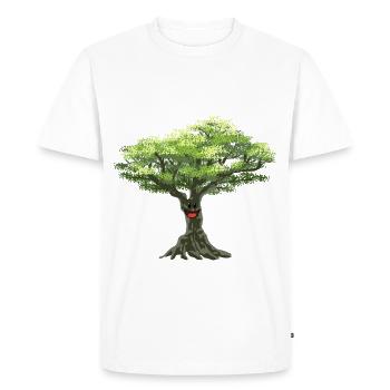 Olive Tree Trees Tree Olives Nature Conservation Forest - Men's Premium Organic T-Shirt - white - Front - Nico (187cm)