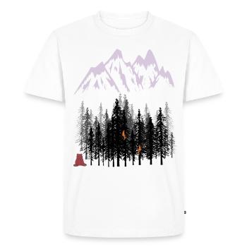 Nature sauvage Forêts Animaux de la forêt Animaux de la forêt Animaux animaux Nature - T-shirt Premium bio Homme - blanc - Devant - Nico (187cm)