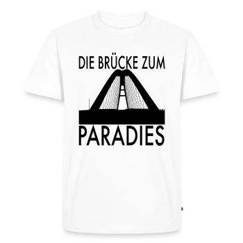 Fehmarn Island Bridge Sund Bridge - Men's Premium Organic T-Shirt - white - Front - Nico (187cm)